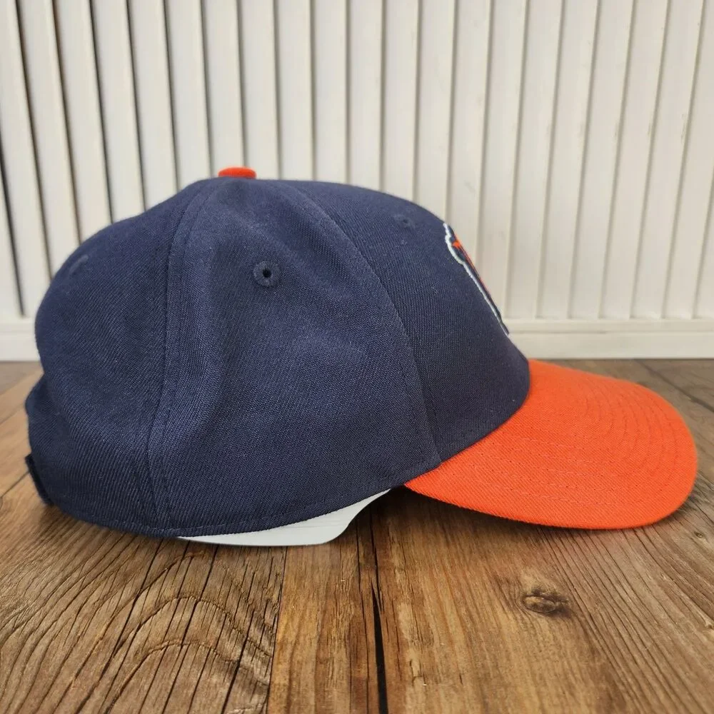 New Era 9forty Chicago Bears Baseball Hat Navy Orange Strapback NFL Football Cap